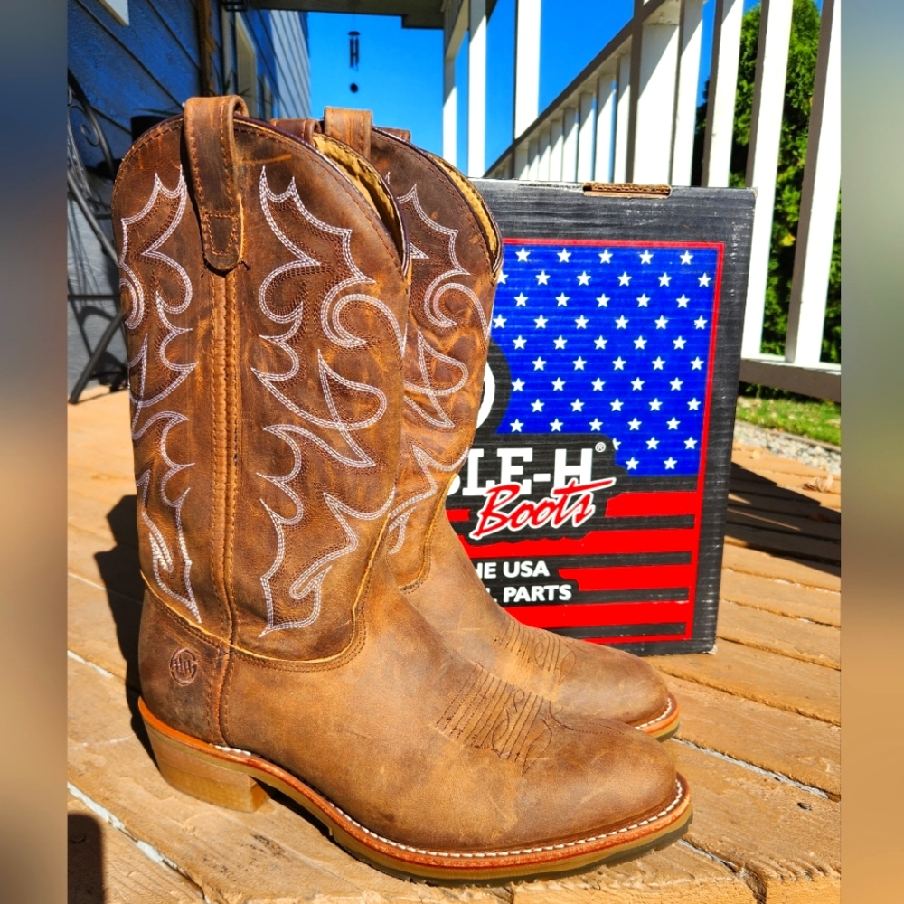 Double H Men's Dylan 12" Soft Toe USA Made Western Work Boot - DH1552 11EE